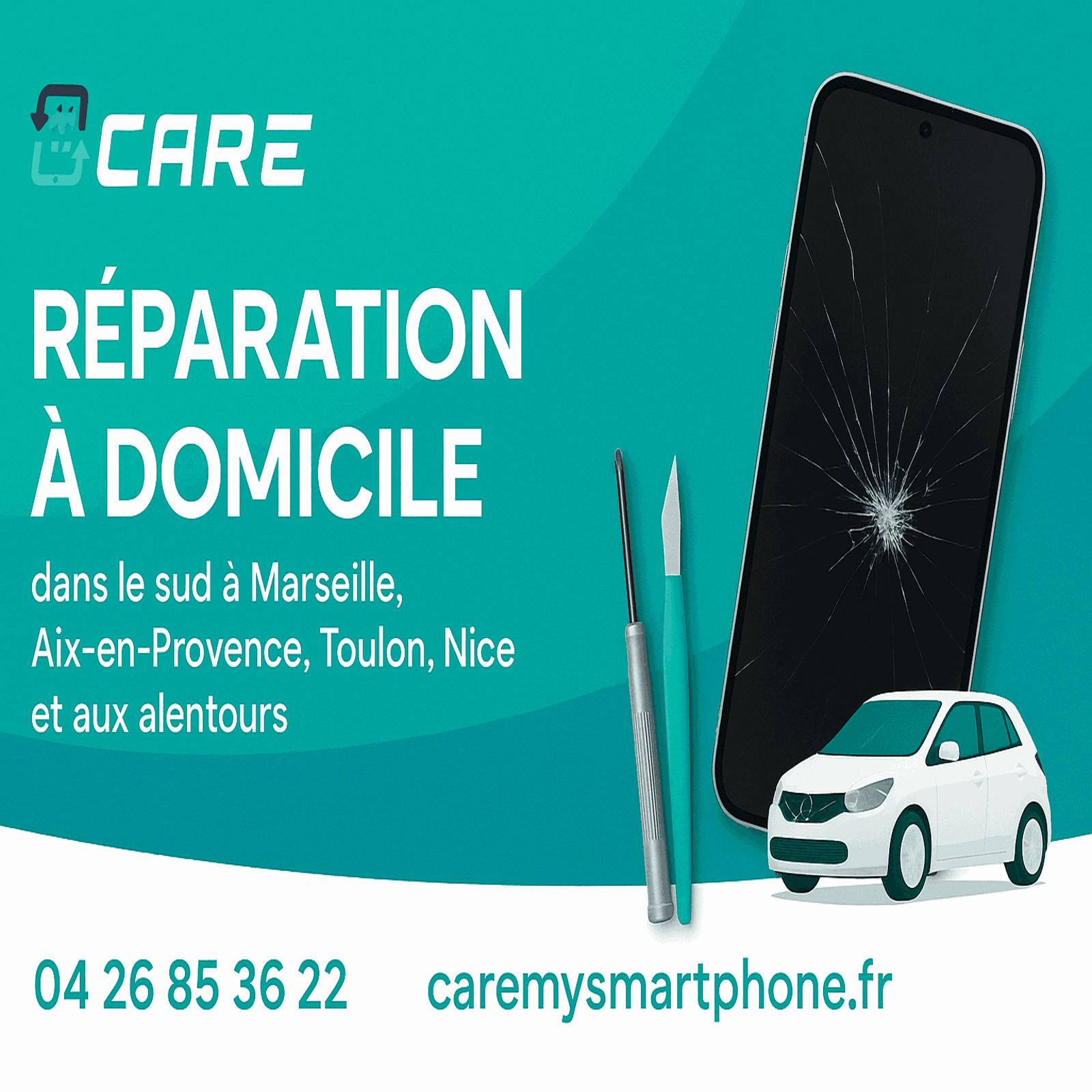 La nouveauté de ce mois-ci : Réparation de smartphone à domicile !
