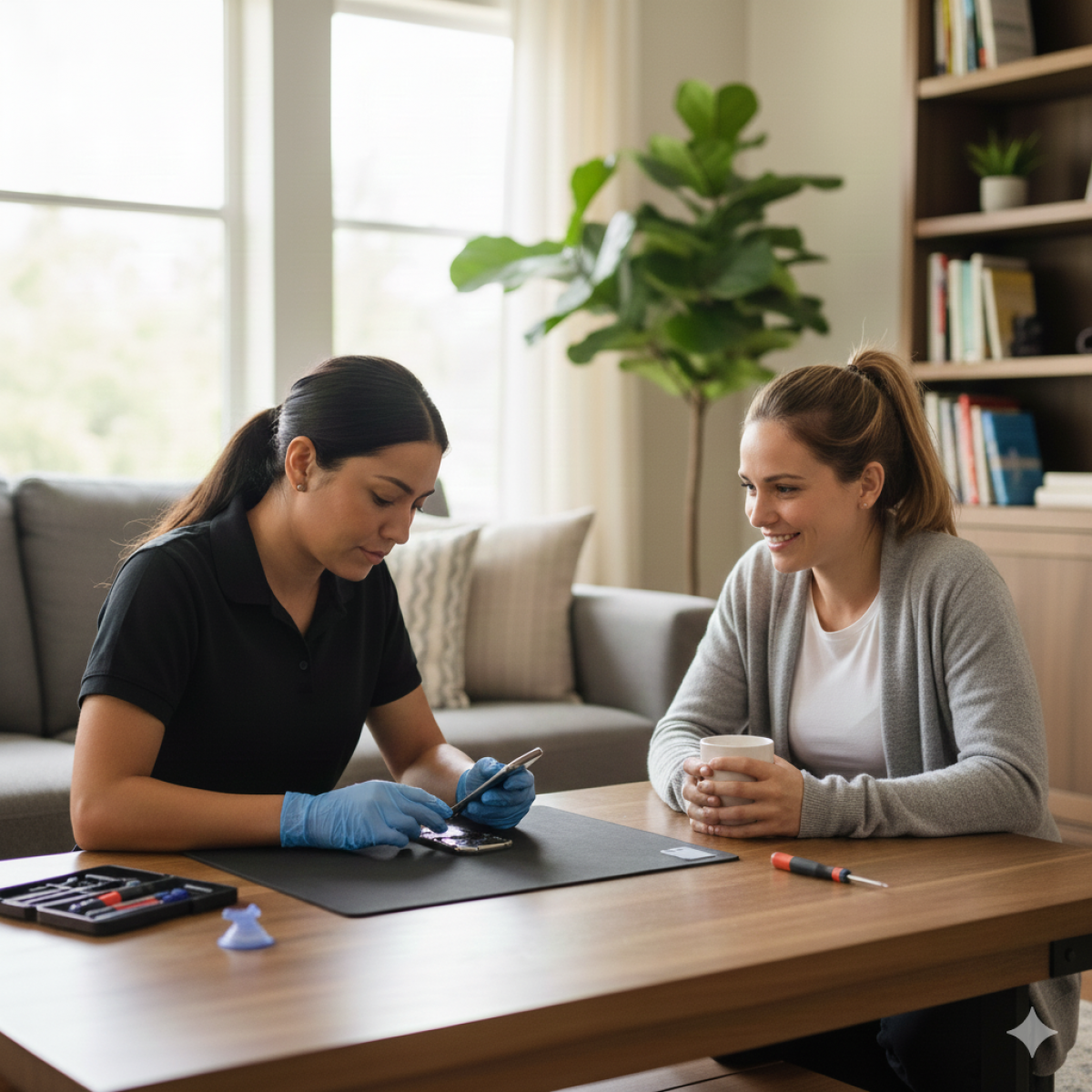 Technicien smartphone à domicile en PACA : zones d’intervention certifiées QualiRépar avec Bonus Réparation